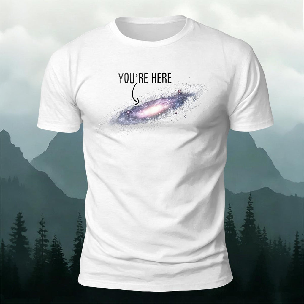 Galaxy Dream Print Casual Cotton T-Shirt