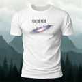 Galaxy Dream Print Casual Cotton T-Shirt
