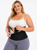 Zipper Hook Tummy Control Fitness Waist Cincher