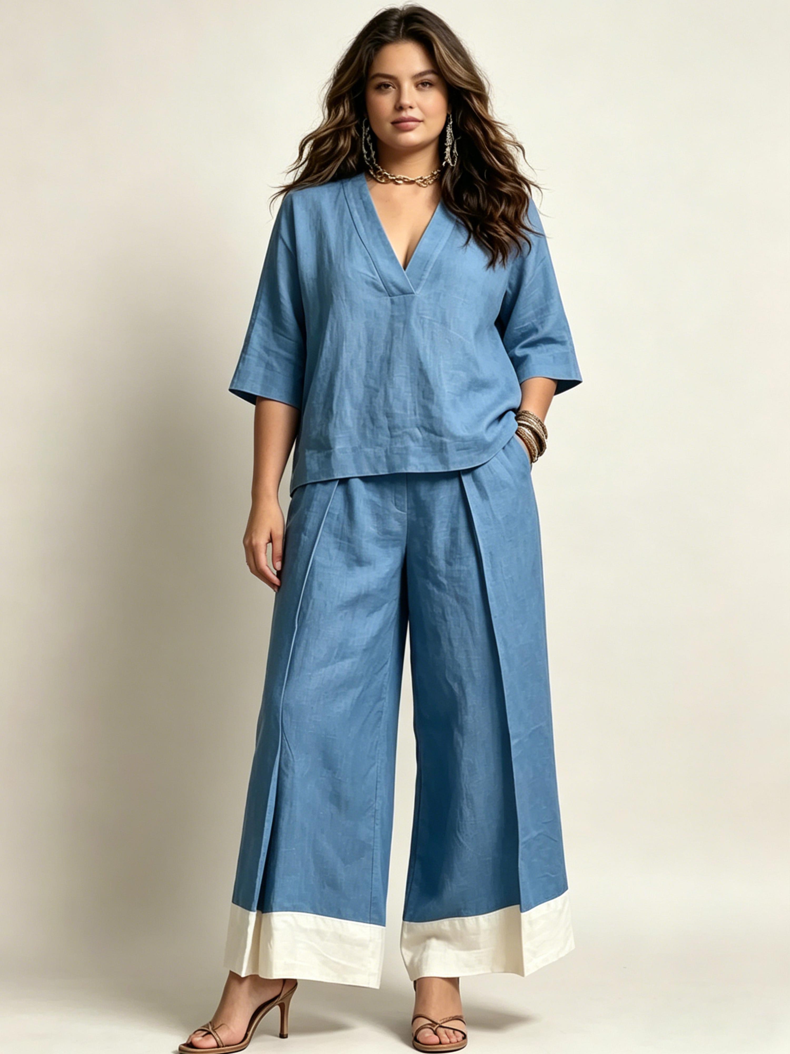 Elegant French Linen and Cotton Set