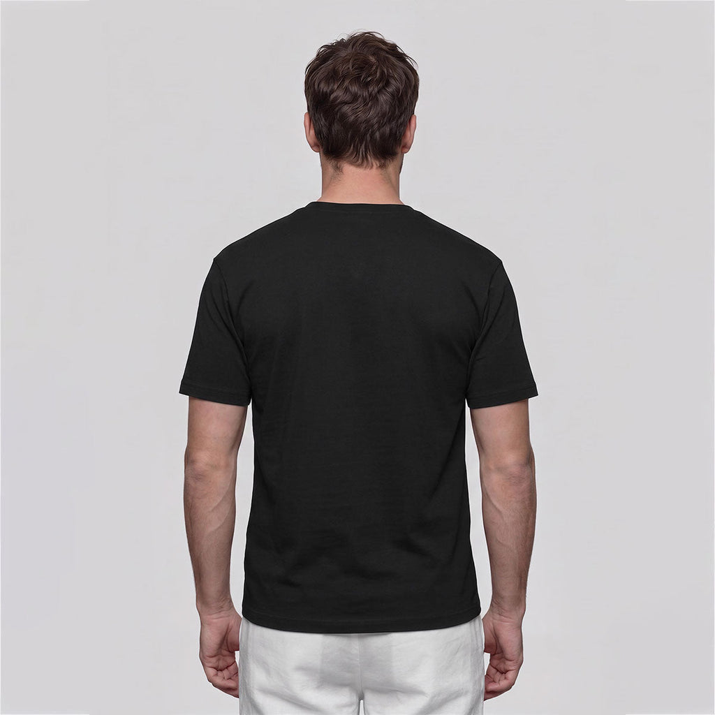 Bicycle Print Pattern Combed Cotton Comfort T-shirt