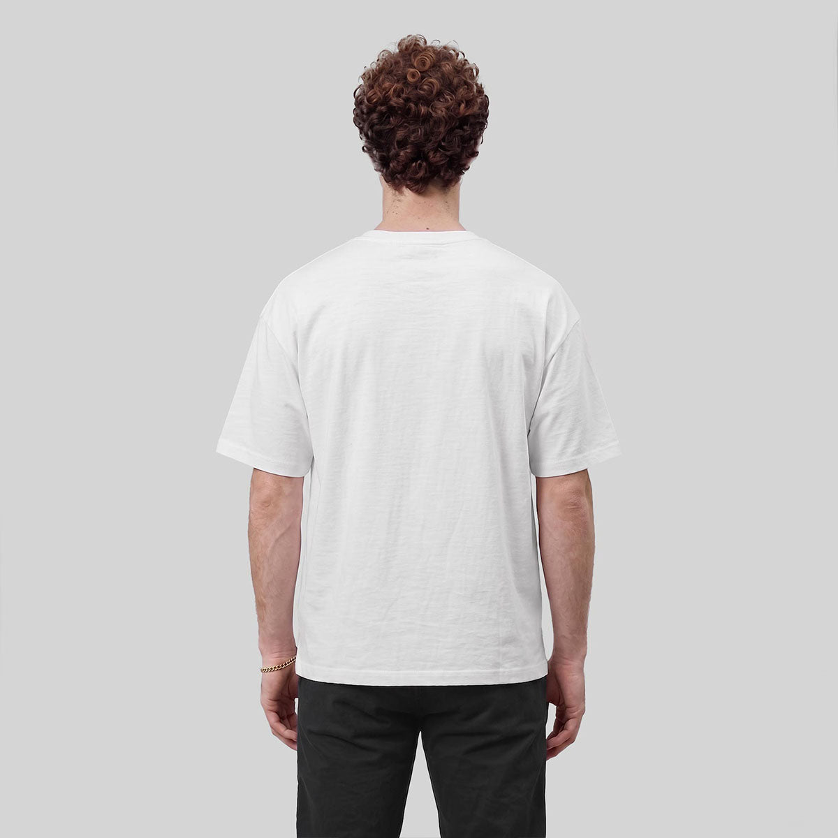 Colorful Hook Print Breathable Material Casual T-Shirt