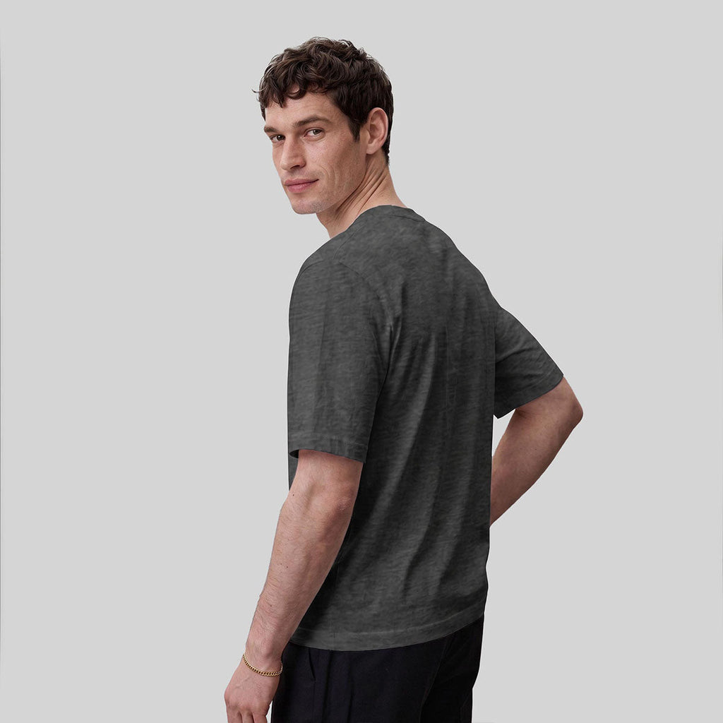 American-style Fishing Rod Pattern Cotton T-shirt