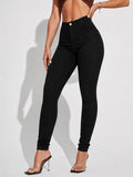 Women Slim Casual Skinny Pencil Denim Jeans