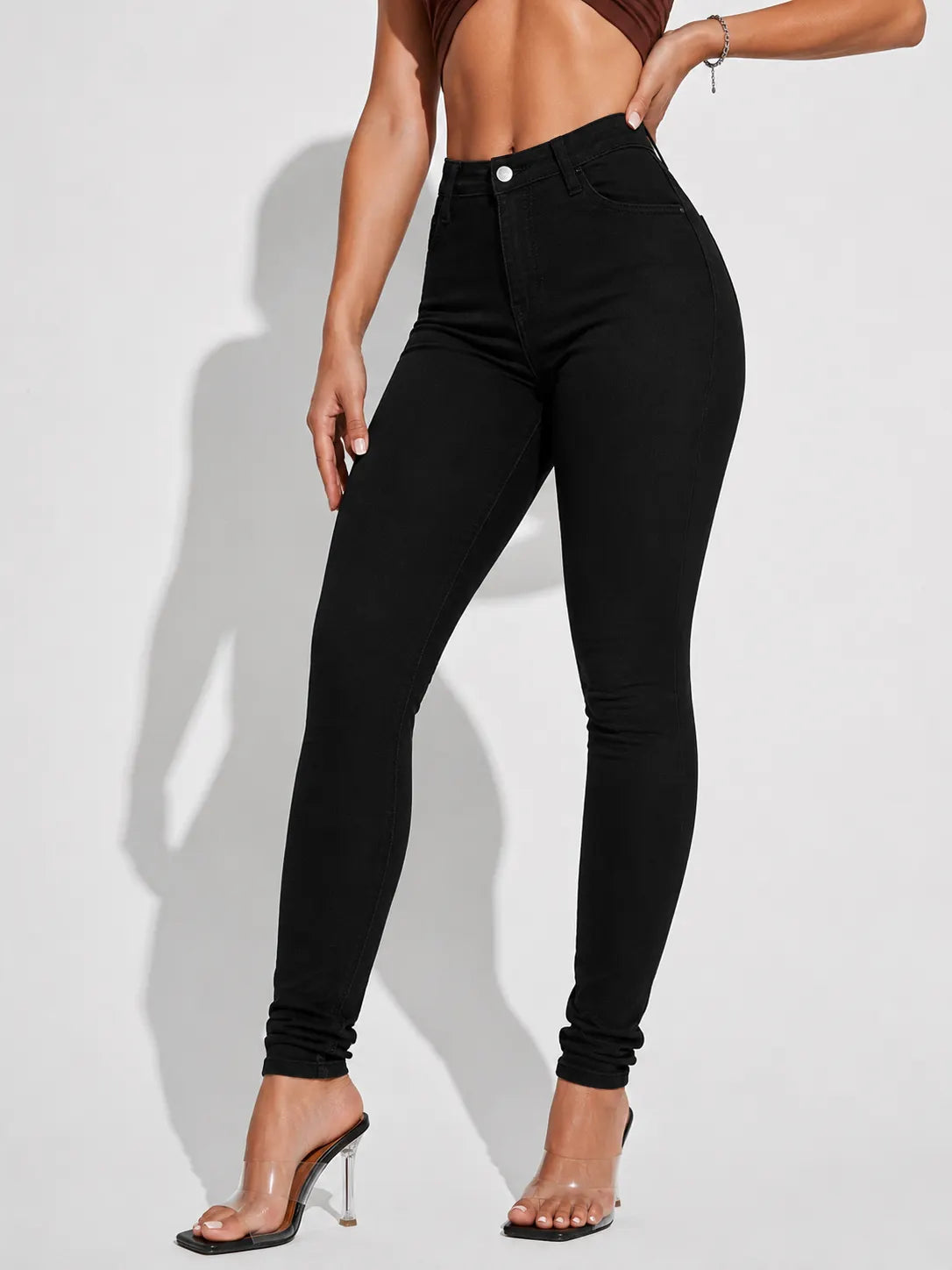 Women Slim Casual Skinny Pencil Denim Jeans