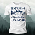 Big Fish in Hand Pattern  Daily Cotton T-shirt