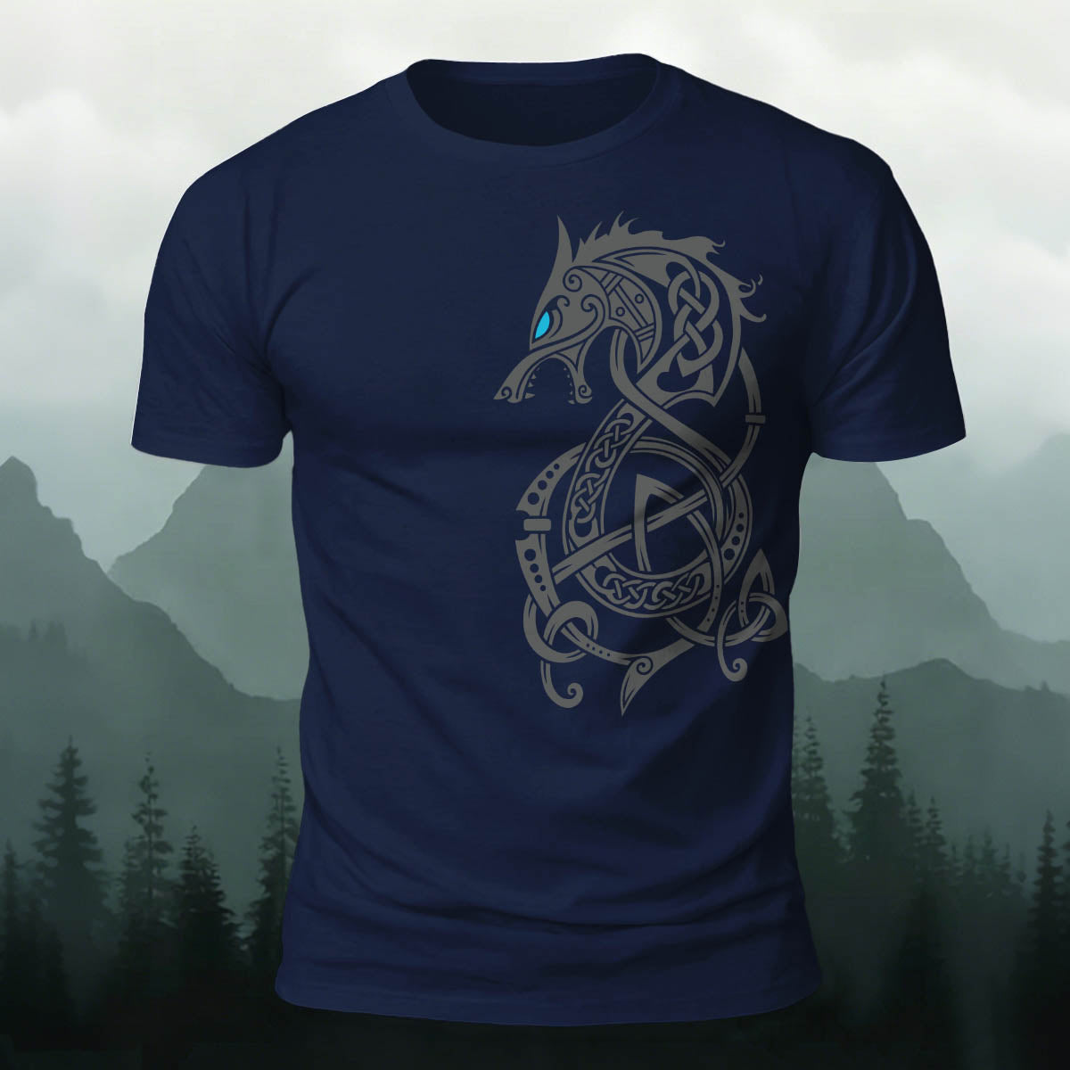 Sublimation Dragon Totem Casual T-Shirt