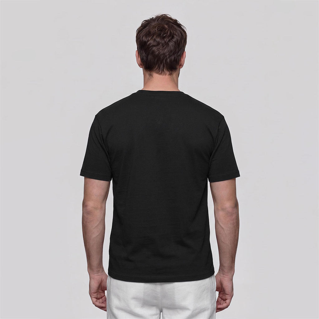 Creative Heart Pattern Combed Cotton T-Shirt