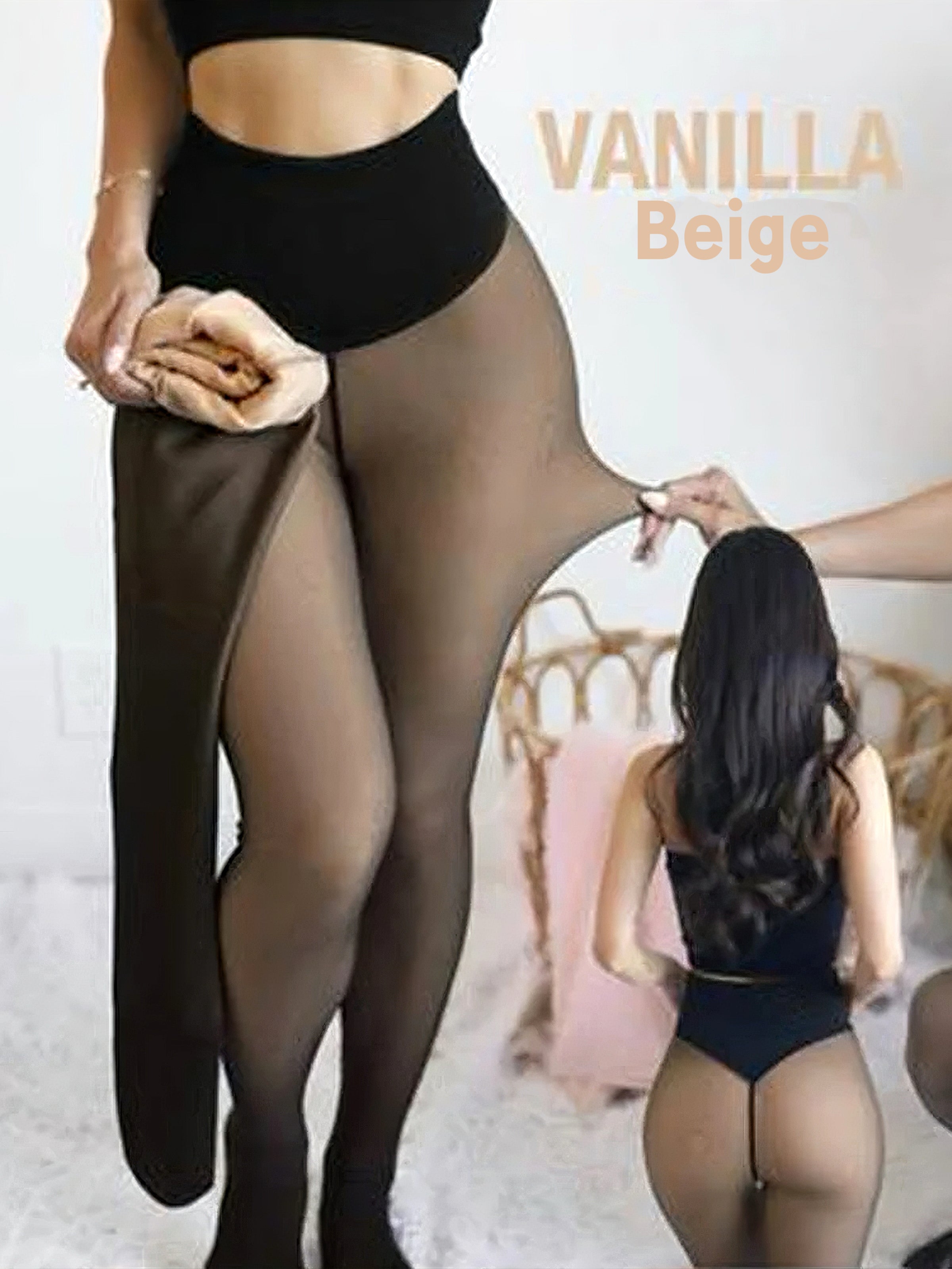 Magic Leggings With Compression Straps And Single Seam