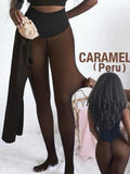 Magic Leggings With Compression Straps And Single Seam