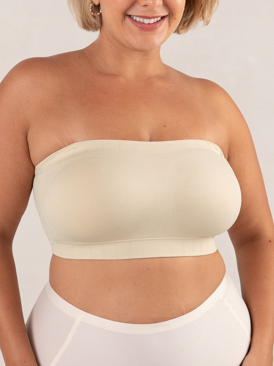 Detachable Strap Silicone Anti-Slip Comfortable Shaping Tube Top Bra