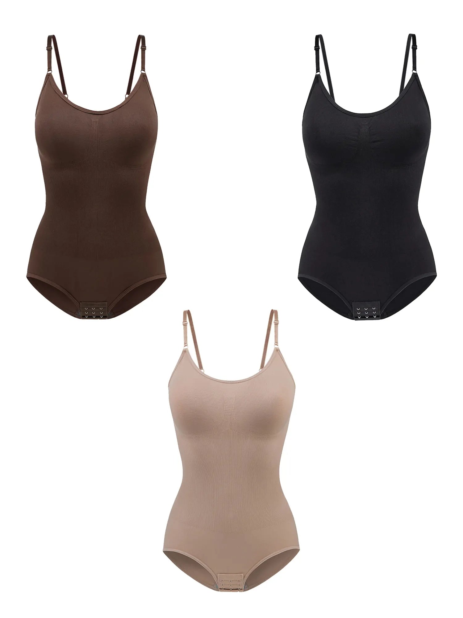 🔥3 PCS just $39.99🔥Tummy Control Bodysuit Thin Strap Butt Lifting Shapewear