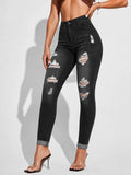 Slim Butt-lifting Ripped Skinny Women Jeans