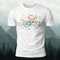 Bicycle Logo Minimalist Print Basic Cotton T-Shirt