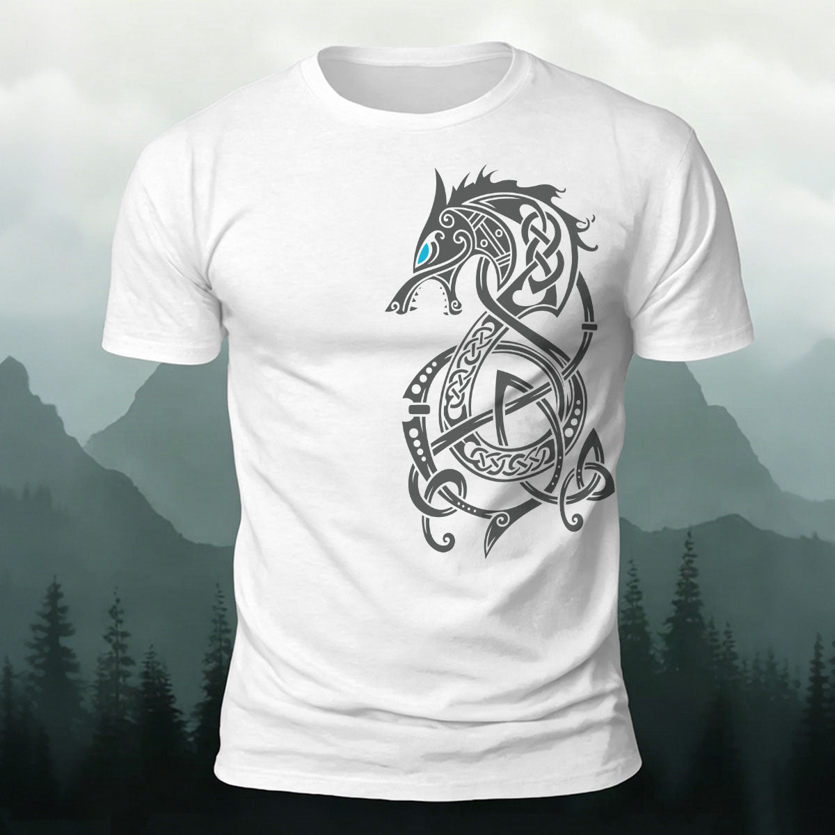 Sublimation Dragon Totem Casual T-Shirt