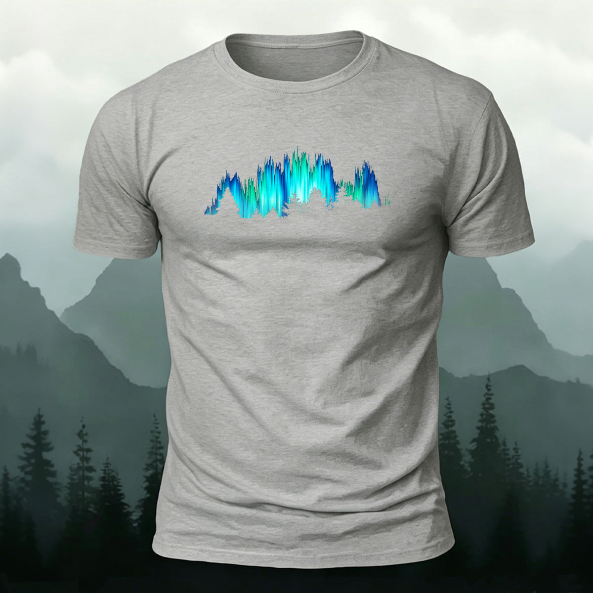 Gorgeous Night View Print Natural Style Breathable T-Shirt
