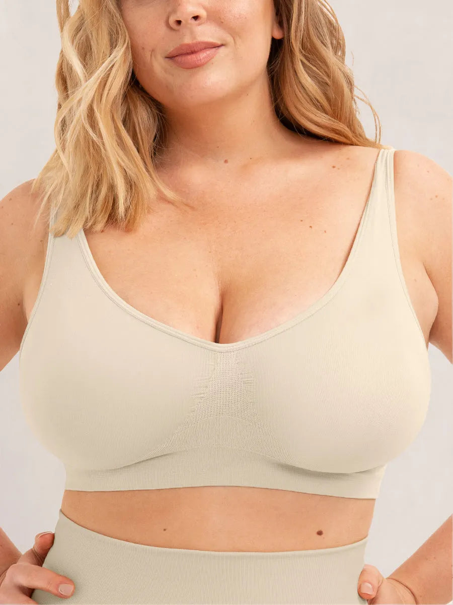 Wireless Seamless Removable Pads Comfort Bra