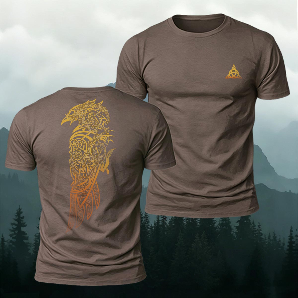 Nordic Mythology Art Graphic Street Style Breathable Tee