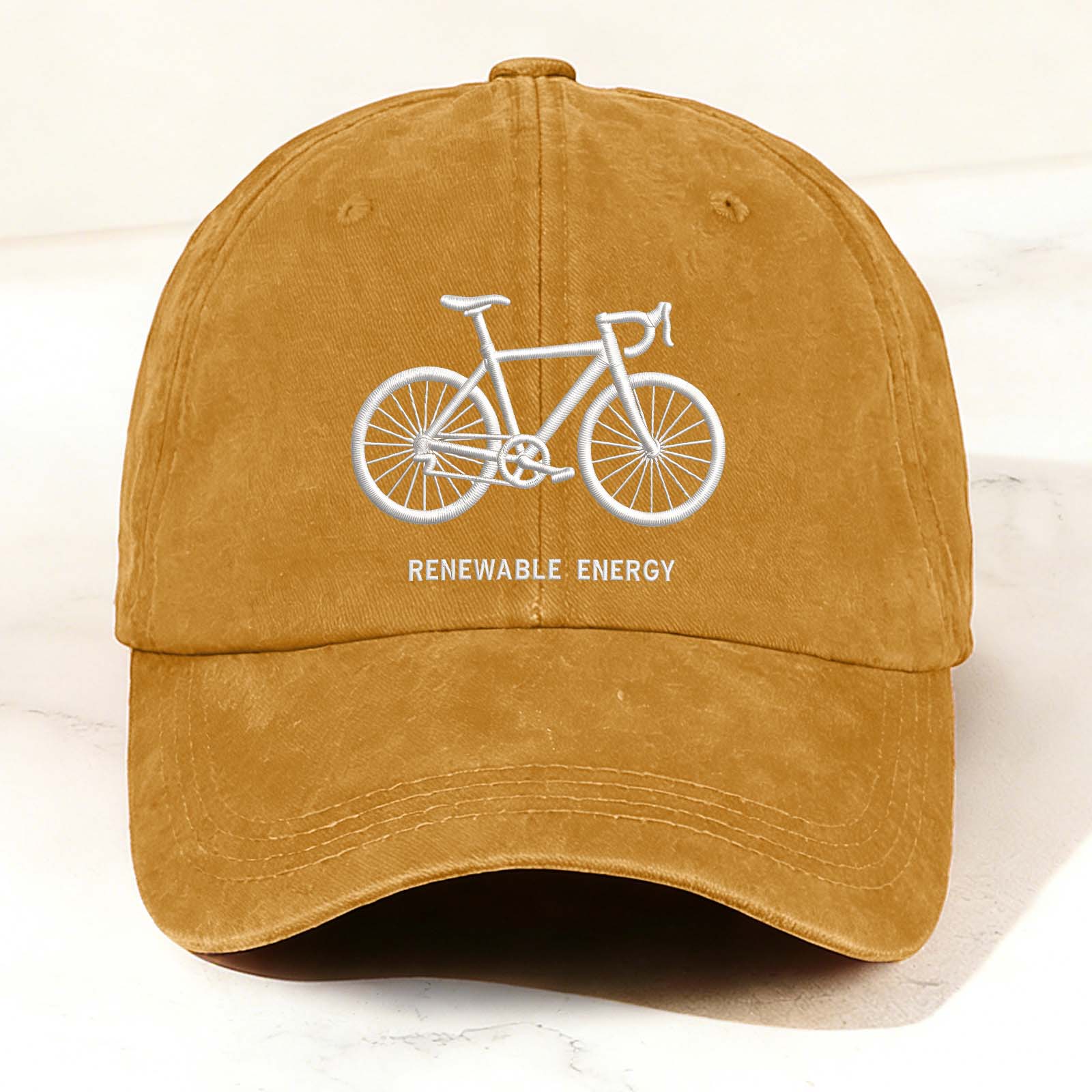 Bicycle Graphic Faux Embroidery Casual Trendy Cap