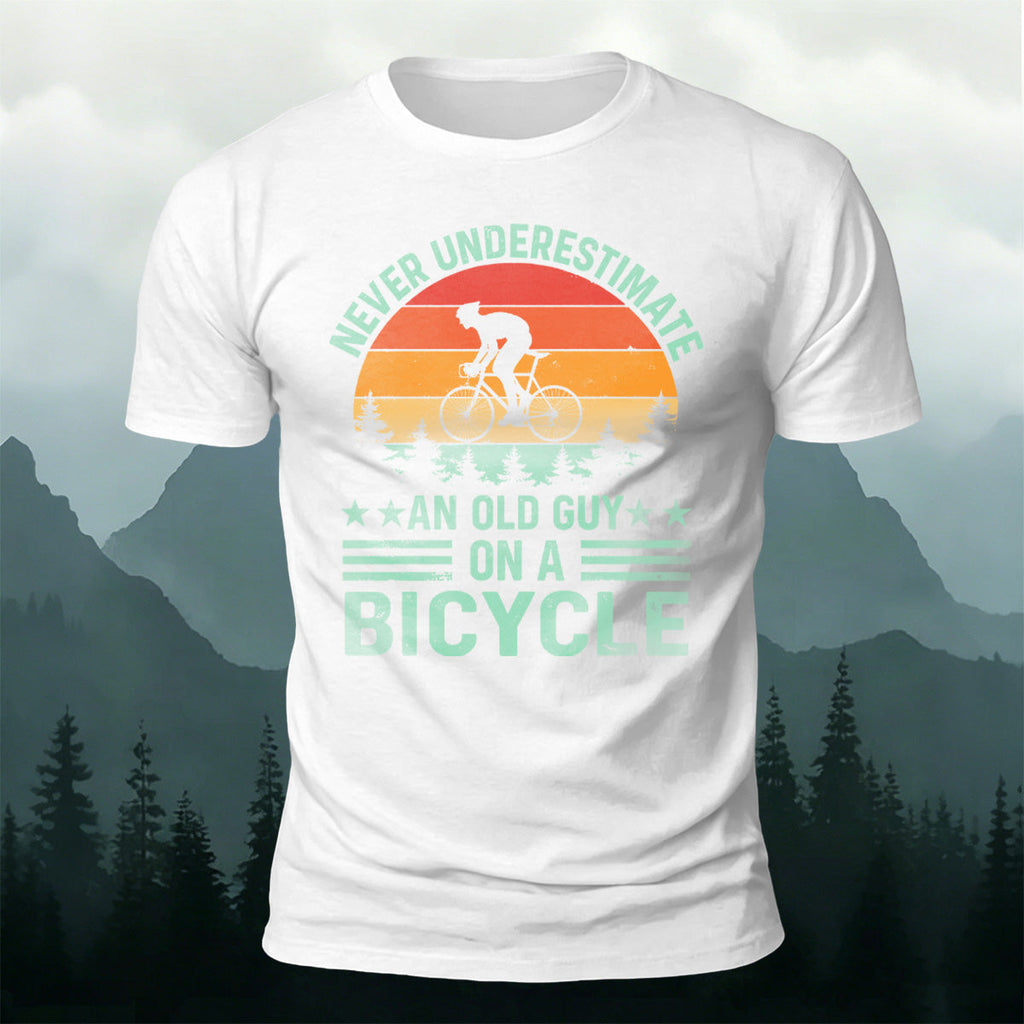 Cycling Spirit Printed Casual Breathable Material T-Shirt