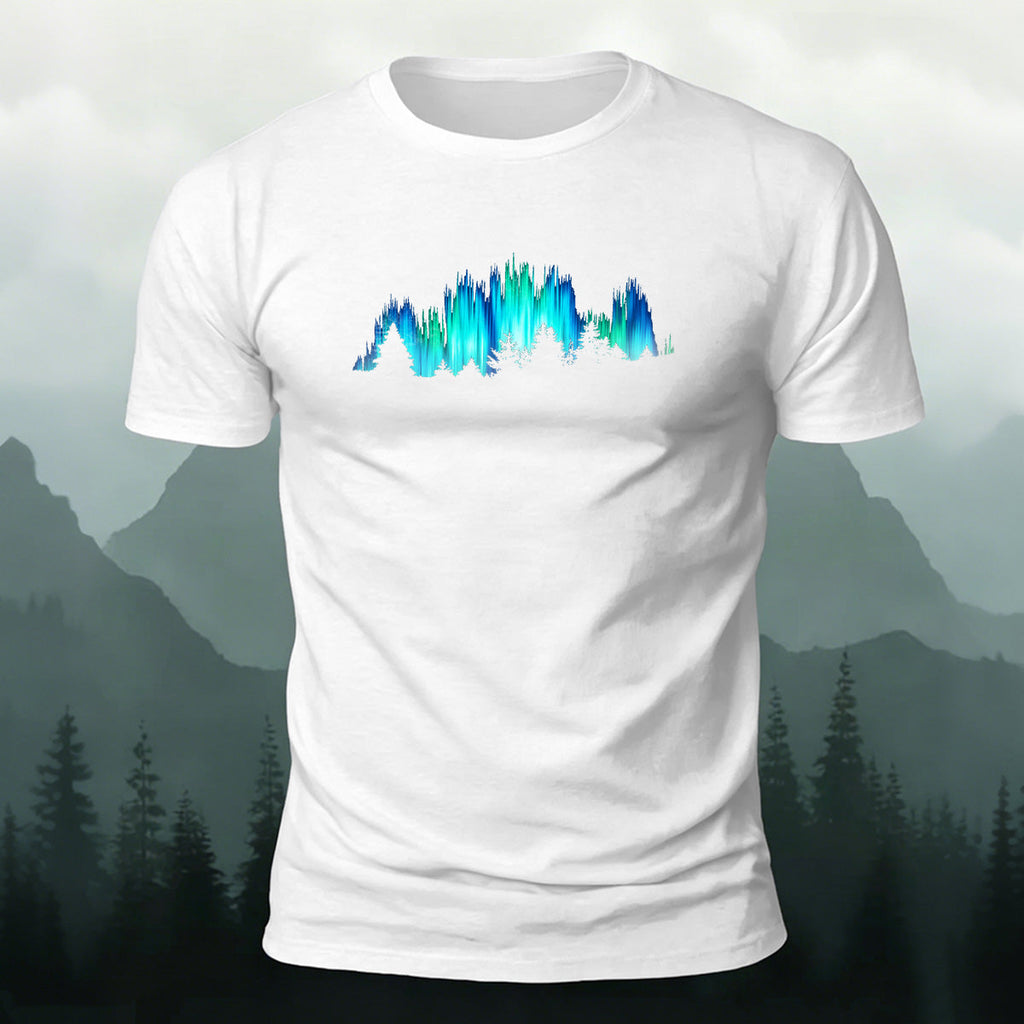 Gorgeous Night View Print Natural Style Breathable T-Shirt
