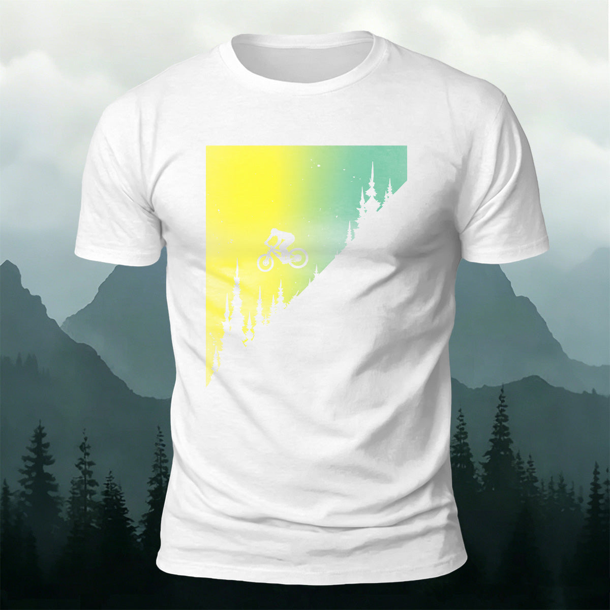 Cycling Adventure Outdoor Casual Soft-touch Feel Tee