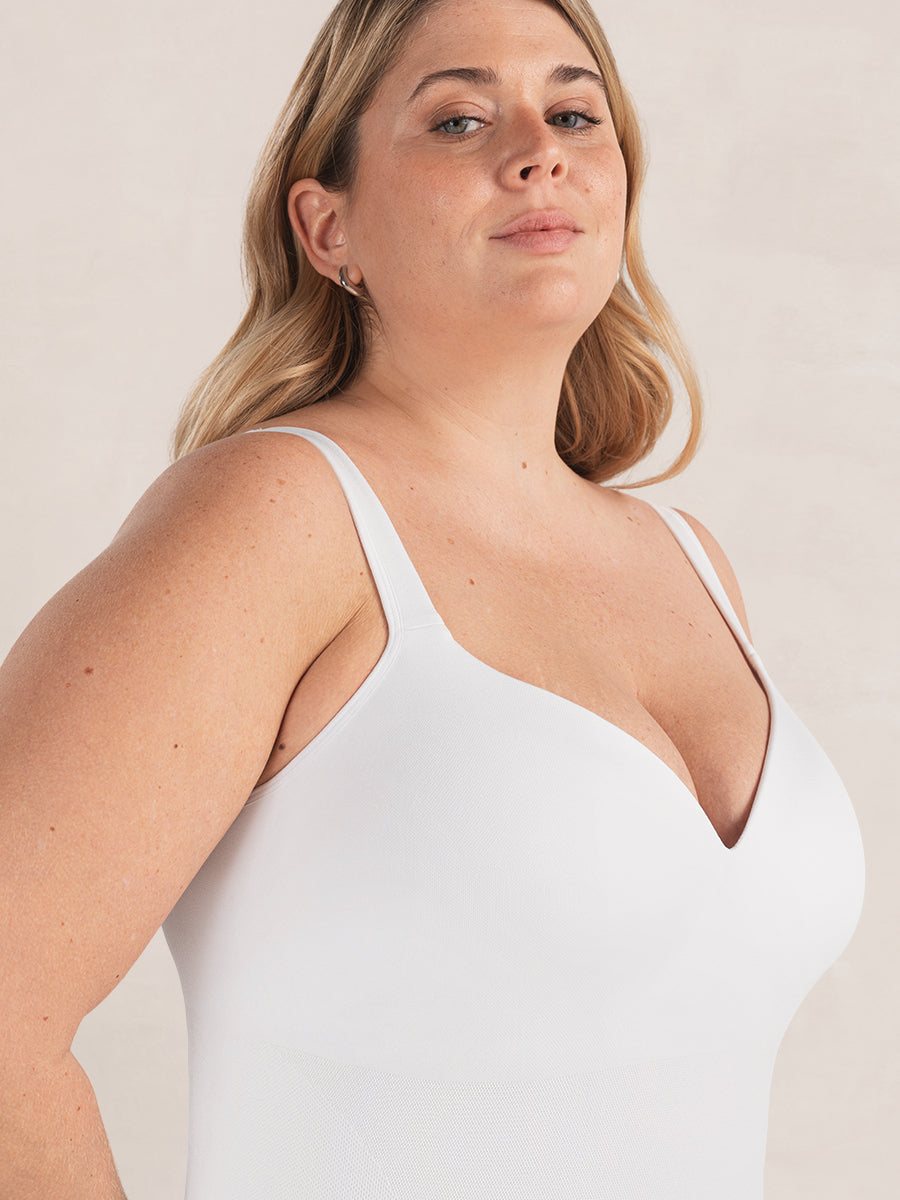 Waist And Tummy Control Padded Cups Straps Versatile Shapewear