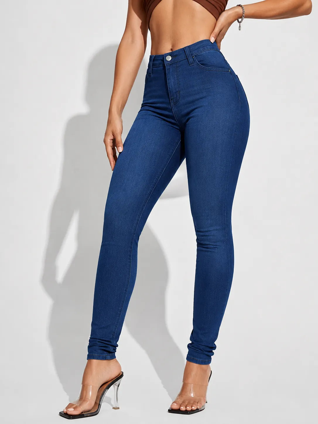 Women Slim Casual Skinny Pencil Denim Jeans