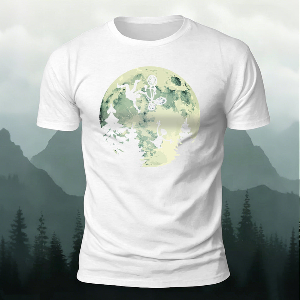 Ride the Moon Casual Cotton T-Shirt