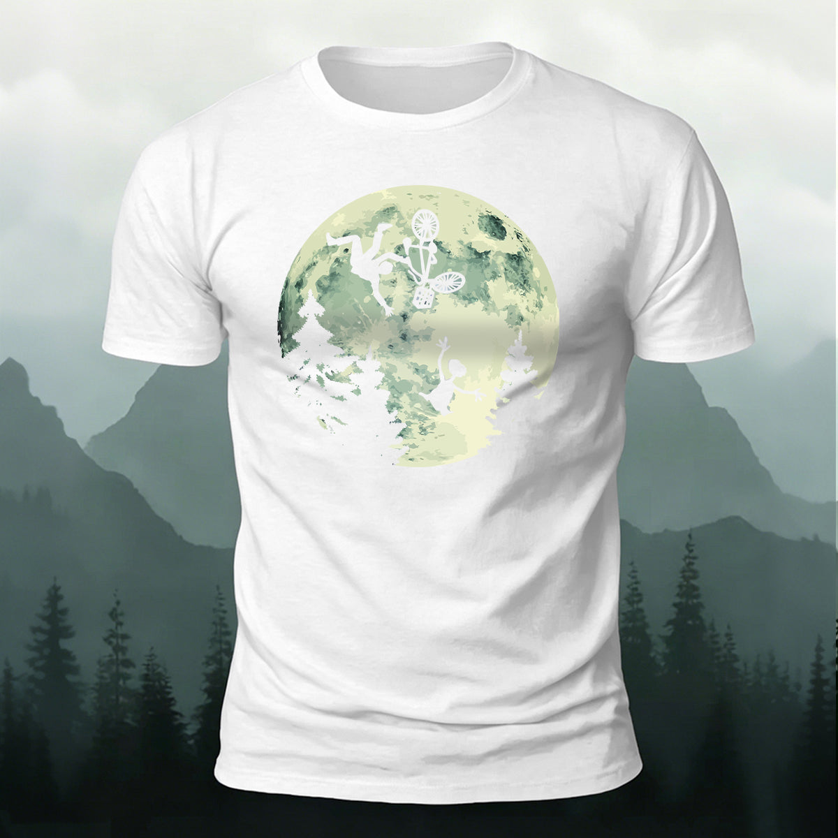 Ride the Moon Casual Cotton T-Shirt