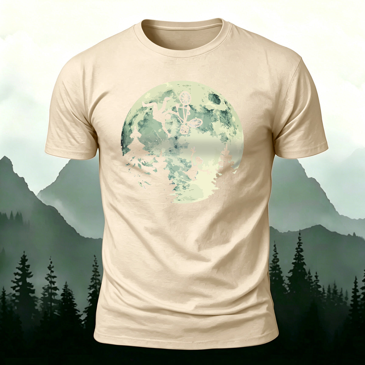 Ride the Moon Casual Cotton T-Shirt