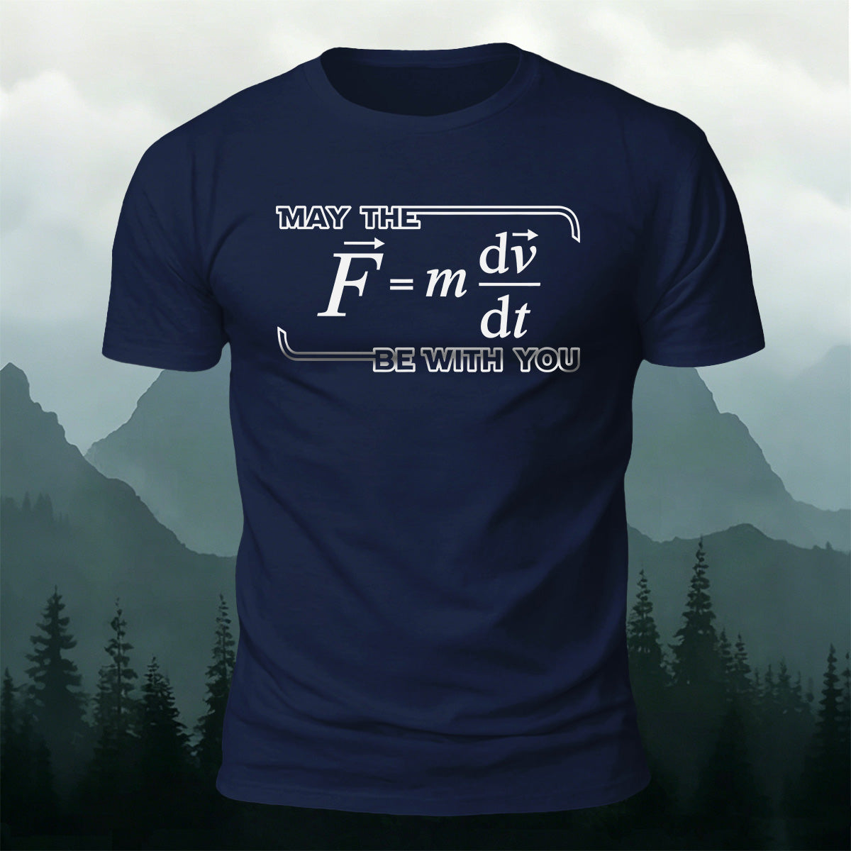100% Cotton Physics Enthusiast Print Casual T-Shirt
