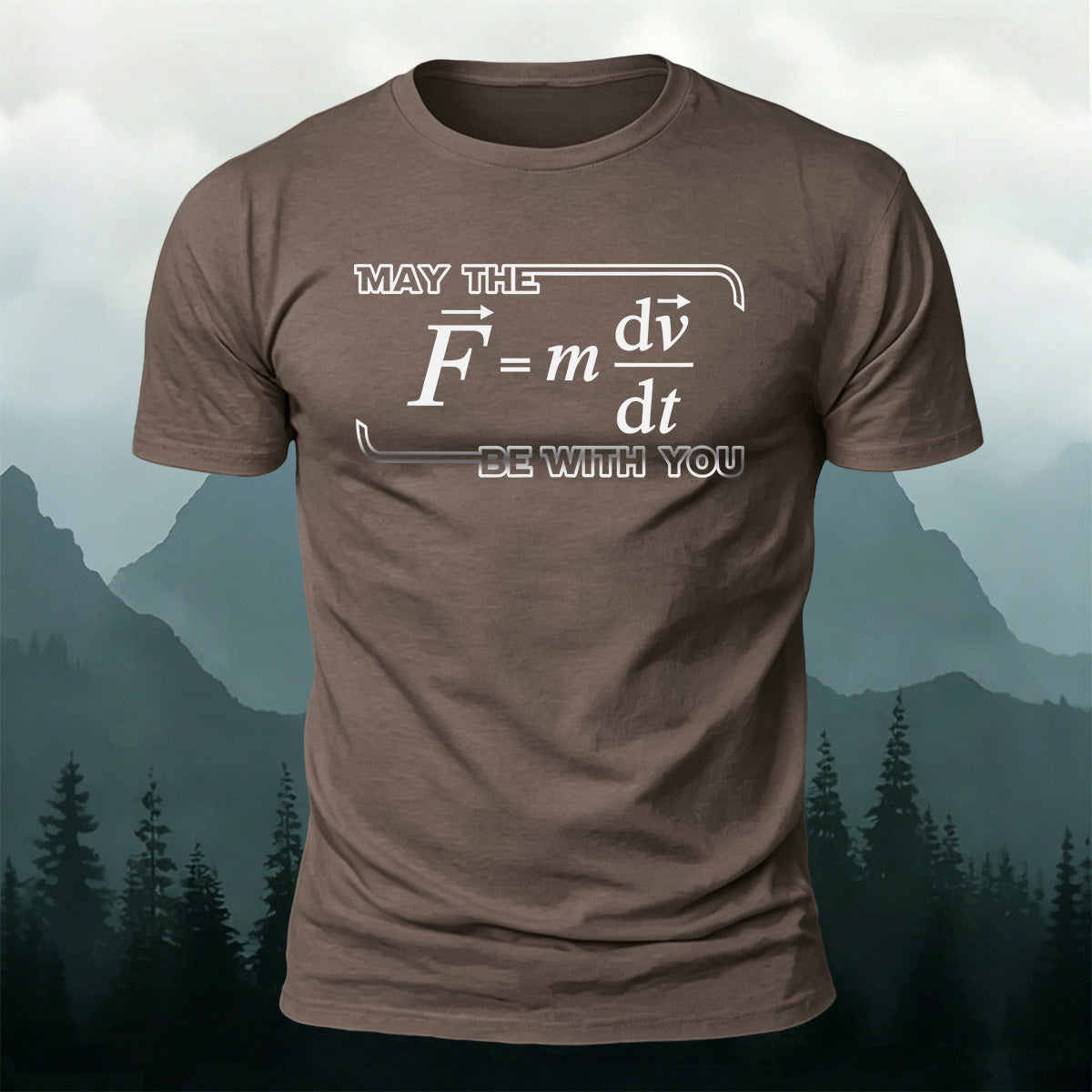 100% Cotton Physics Enthusiast Print Casual T-Shirt
