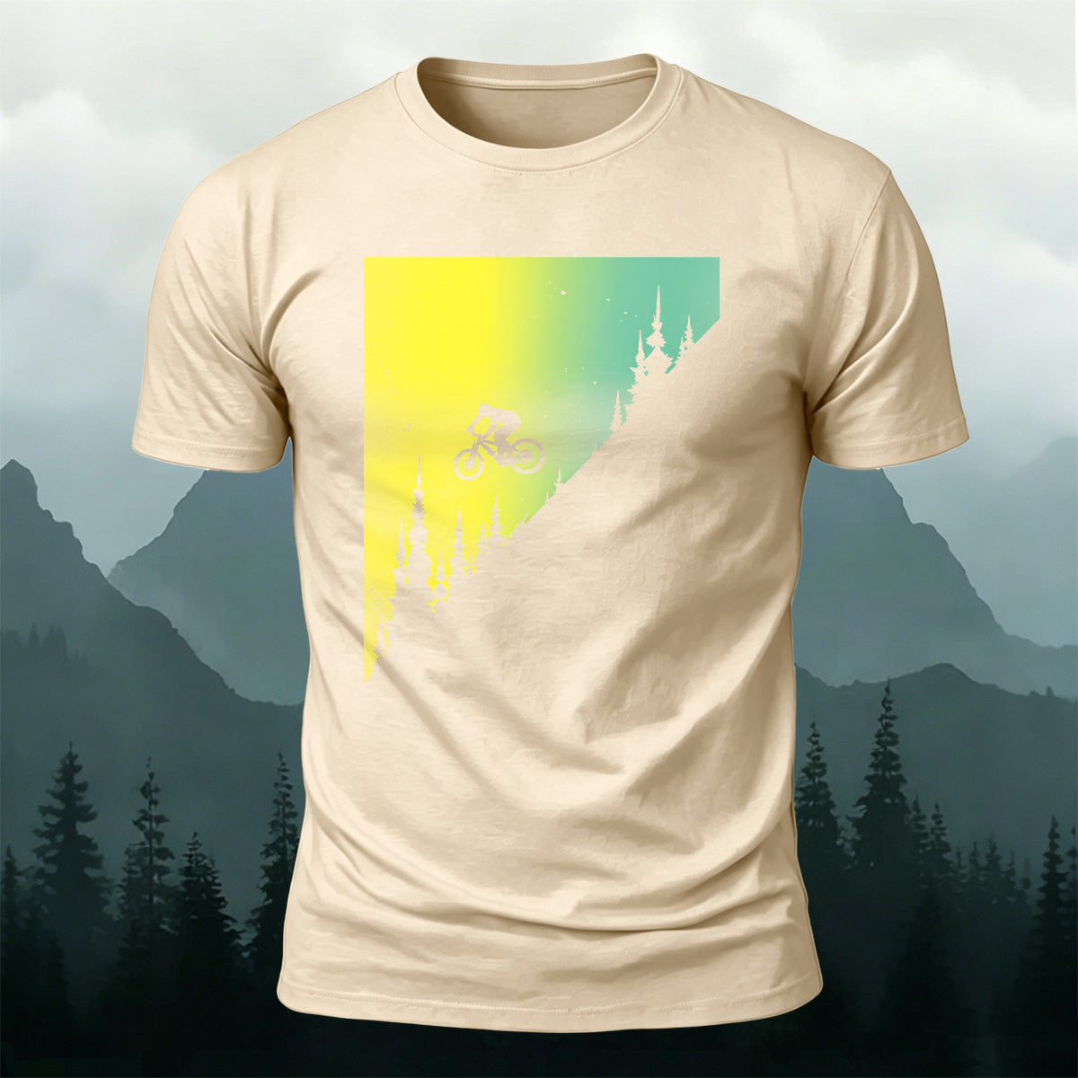 Cycling Adventure Outdoor Casual Soft-touch Feel Tee