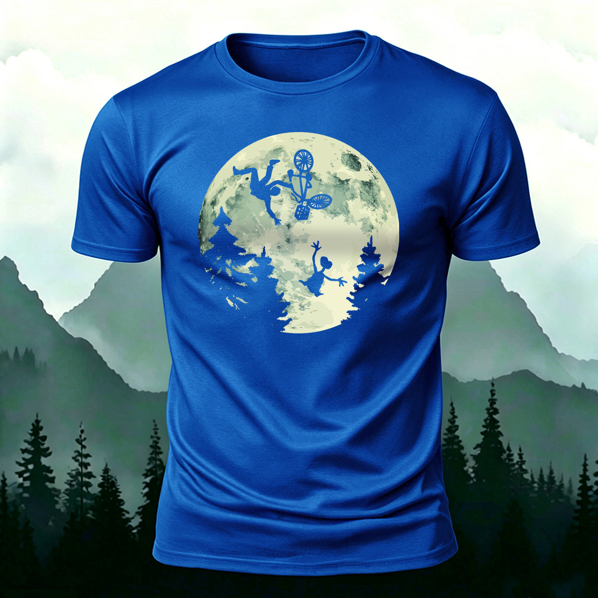 Ride the Moon Casual Cotton T-Shirt