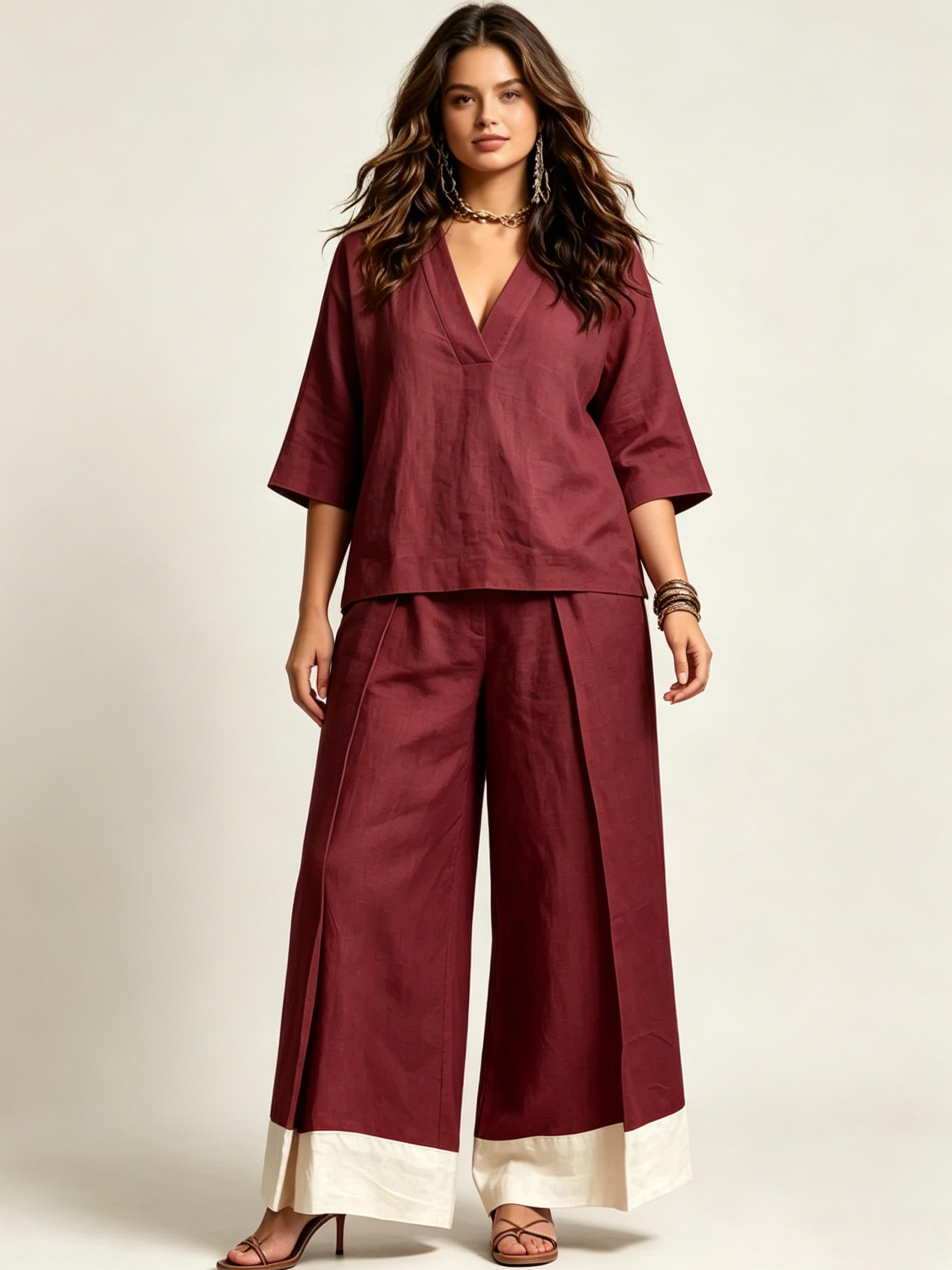 Elegant French Linen and Cotton Set