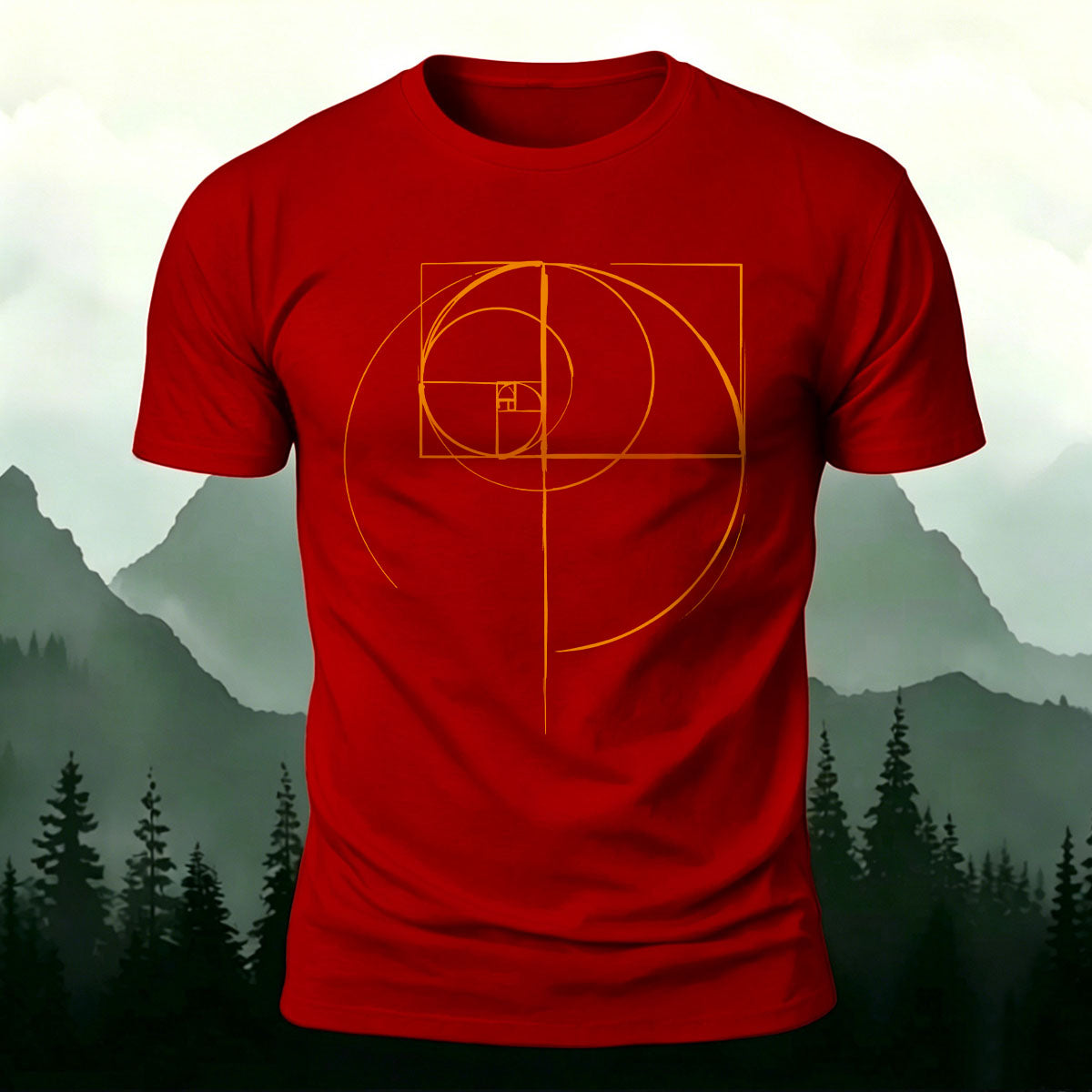 Fun Lines Pattern Minimalist Style Skin-friendly T-shirt