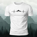 Minimalist Line Print Soft-touch Feel Comfortable T-shirt