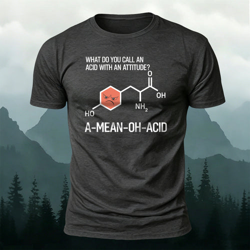 100% Cotton Fun Chemical Bond Print Casual T-Shirt