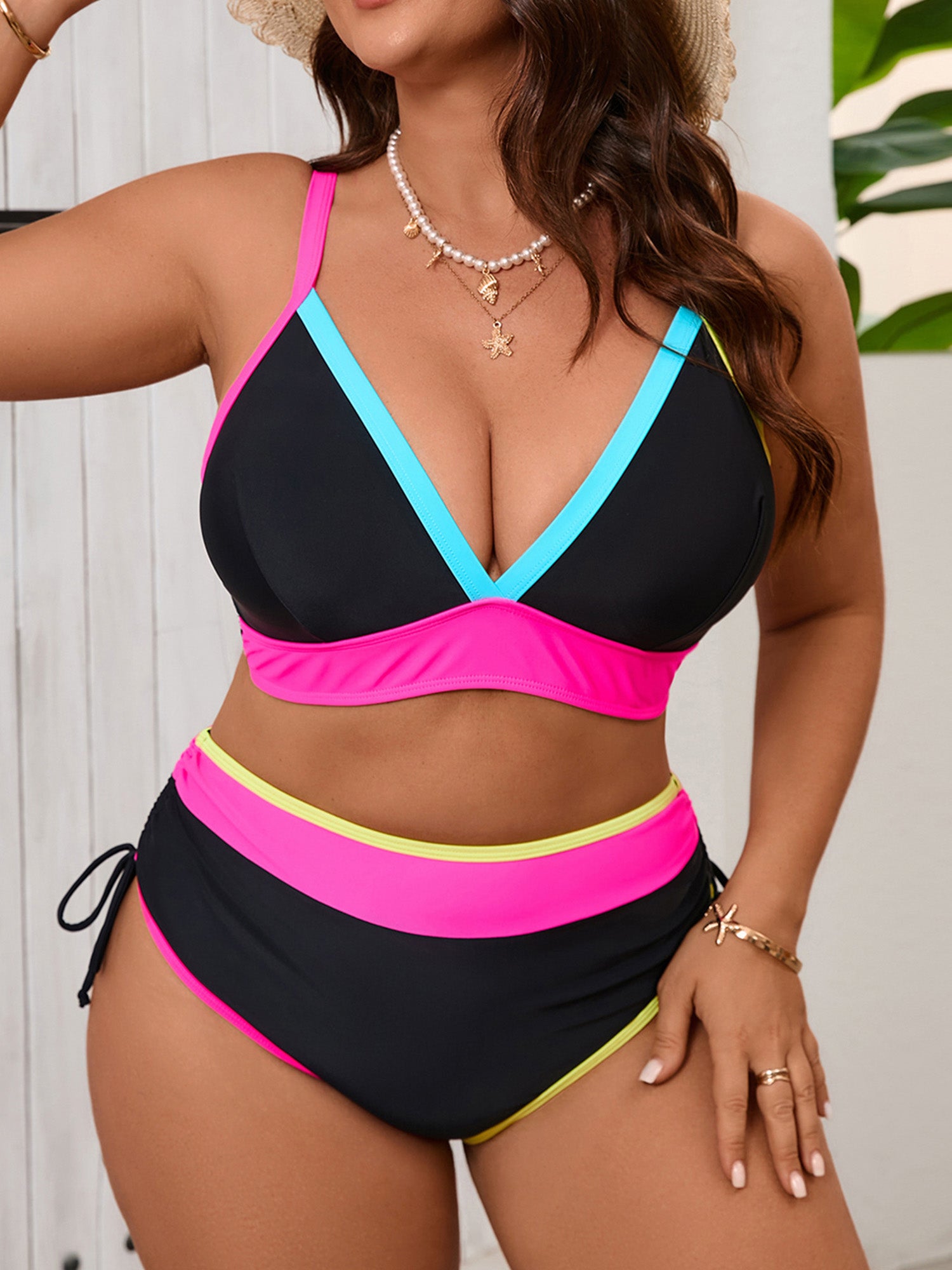 Women's Drawstring Thong Separate-Piece Sexy Bikini
