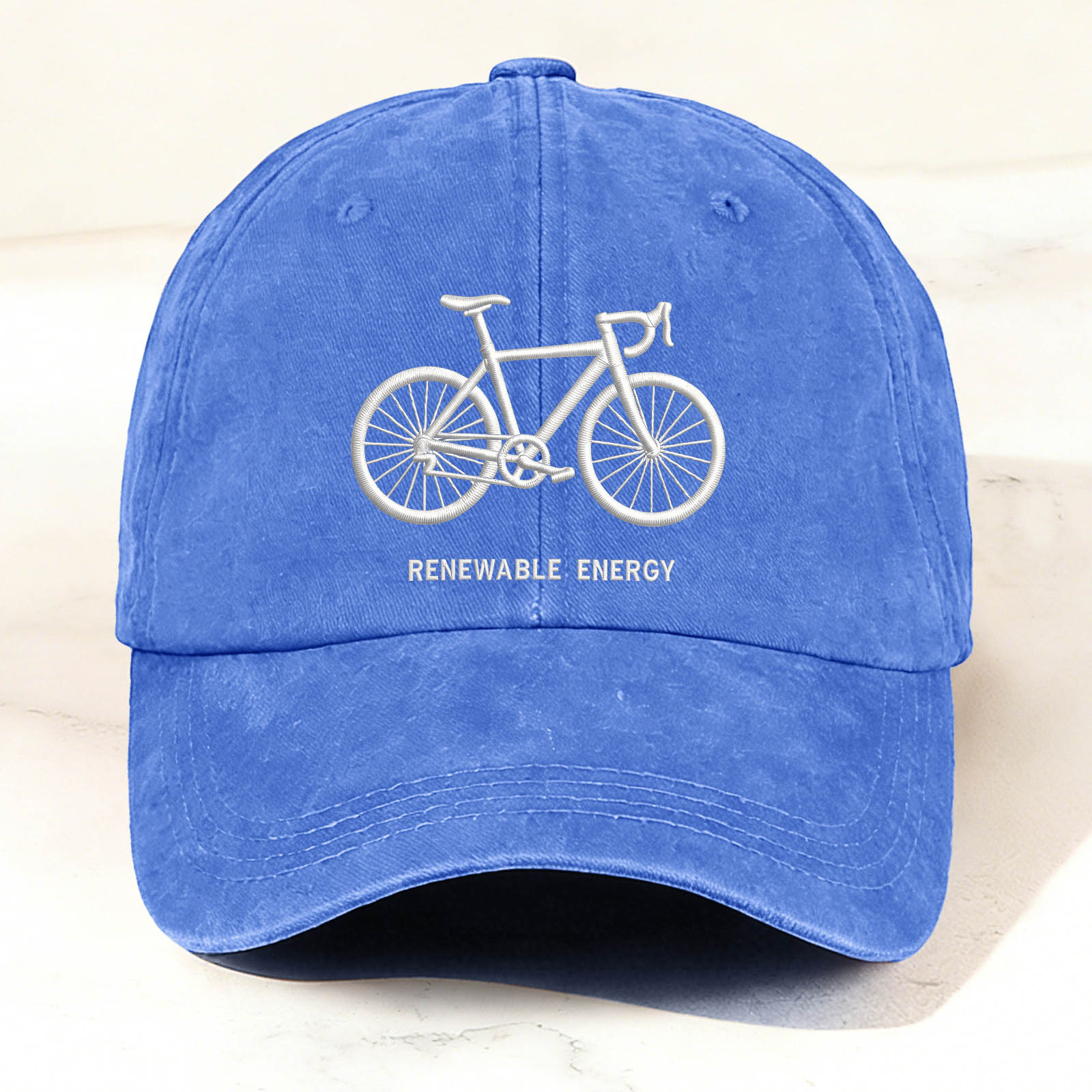 Bicycle Graphic Faux Embroidery Casual Trendy Cap