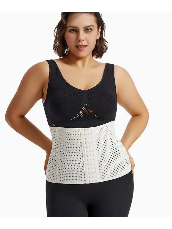 Women's Belly-Sculpting and Waist-Slimming Lace-Up Breathable Waist Cincher