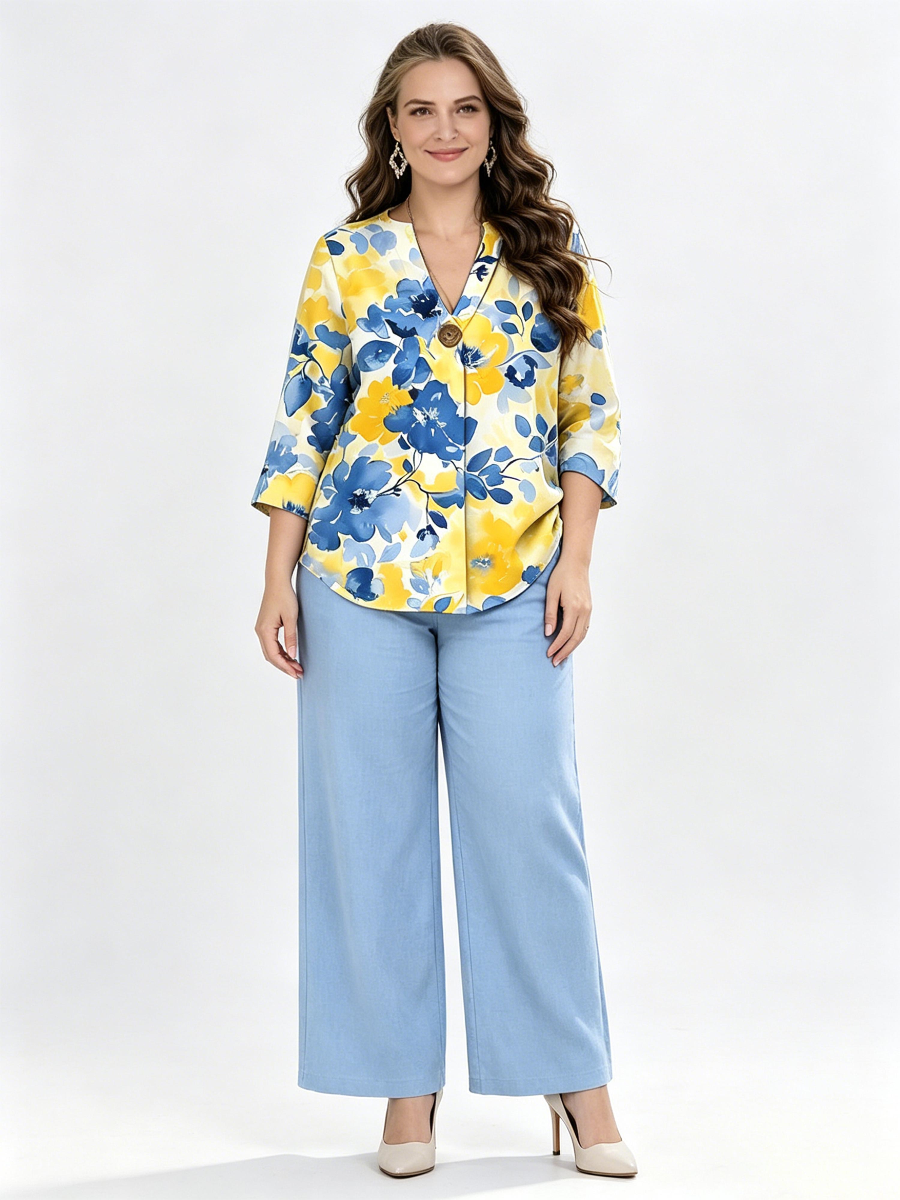 Loose Lazy Casual Vacation Old Money Style Set