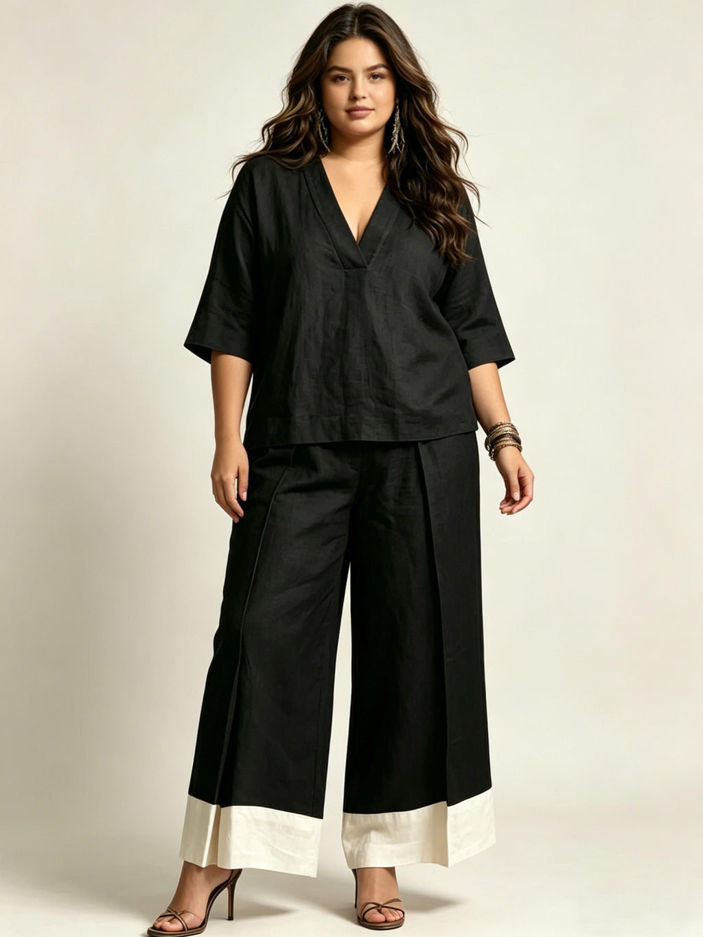 Elegant French Linen and Cotton Set