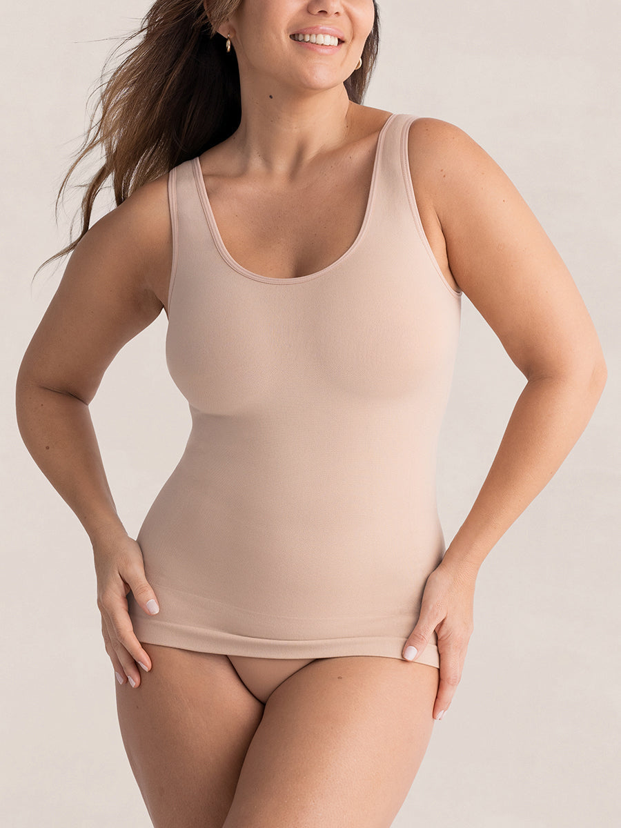 Seamless Tummy Control Bust Lift Wireless Shaping Cami