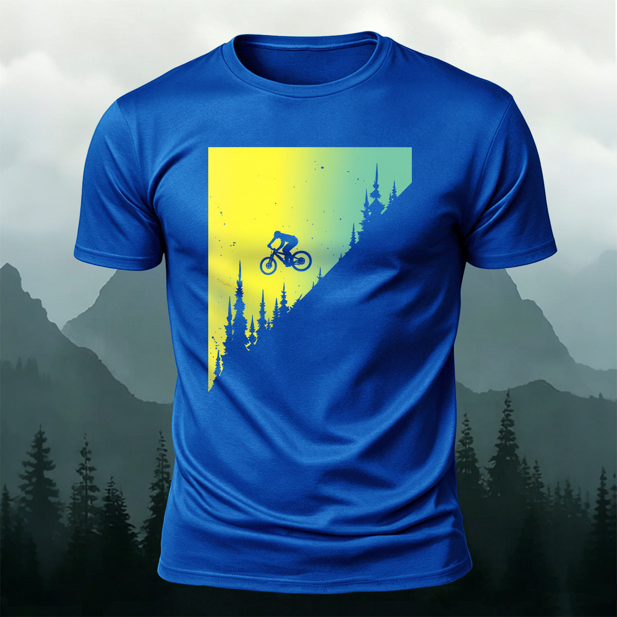 Cycling Adventure Outdoor Casual Soft-touch Feel Tee
