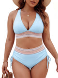 Sexy Halter-Neck Two-Piece Women's Swimsuit