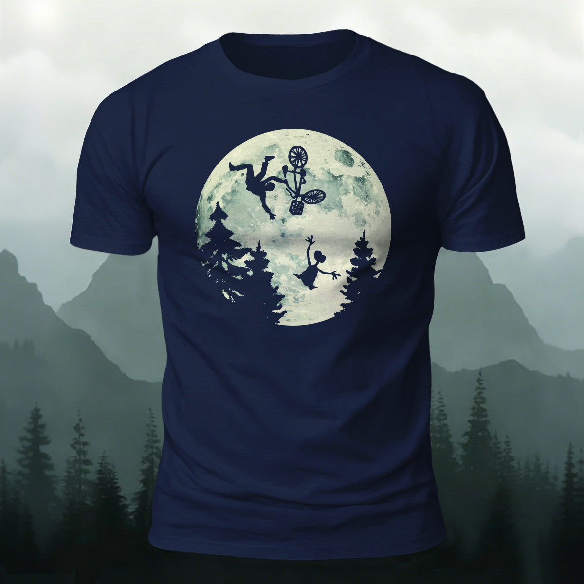 Ride the Moon Casual Cotton T-Shirt