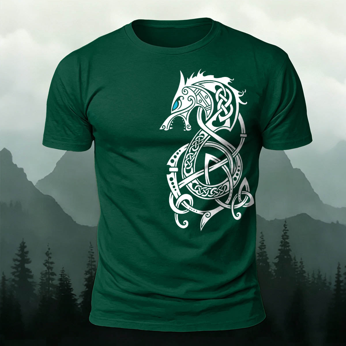 Sublimation Dragon Totem Casual T-Shirt
