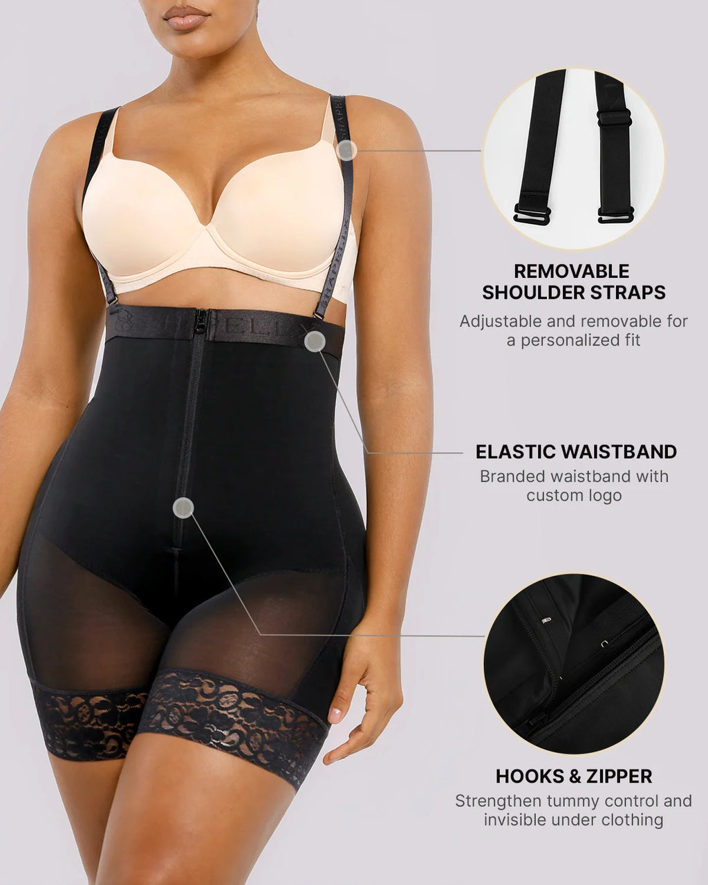 BOOT-YEAH™ AirSlim® Firm Tummy Compression Shaping Short